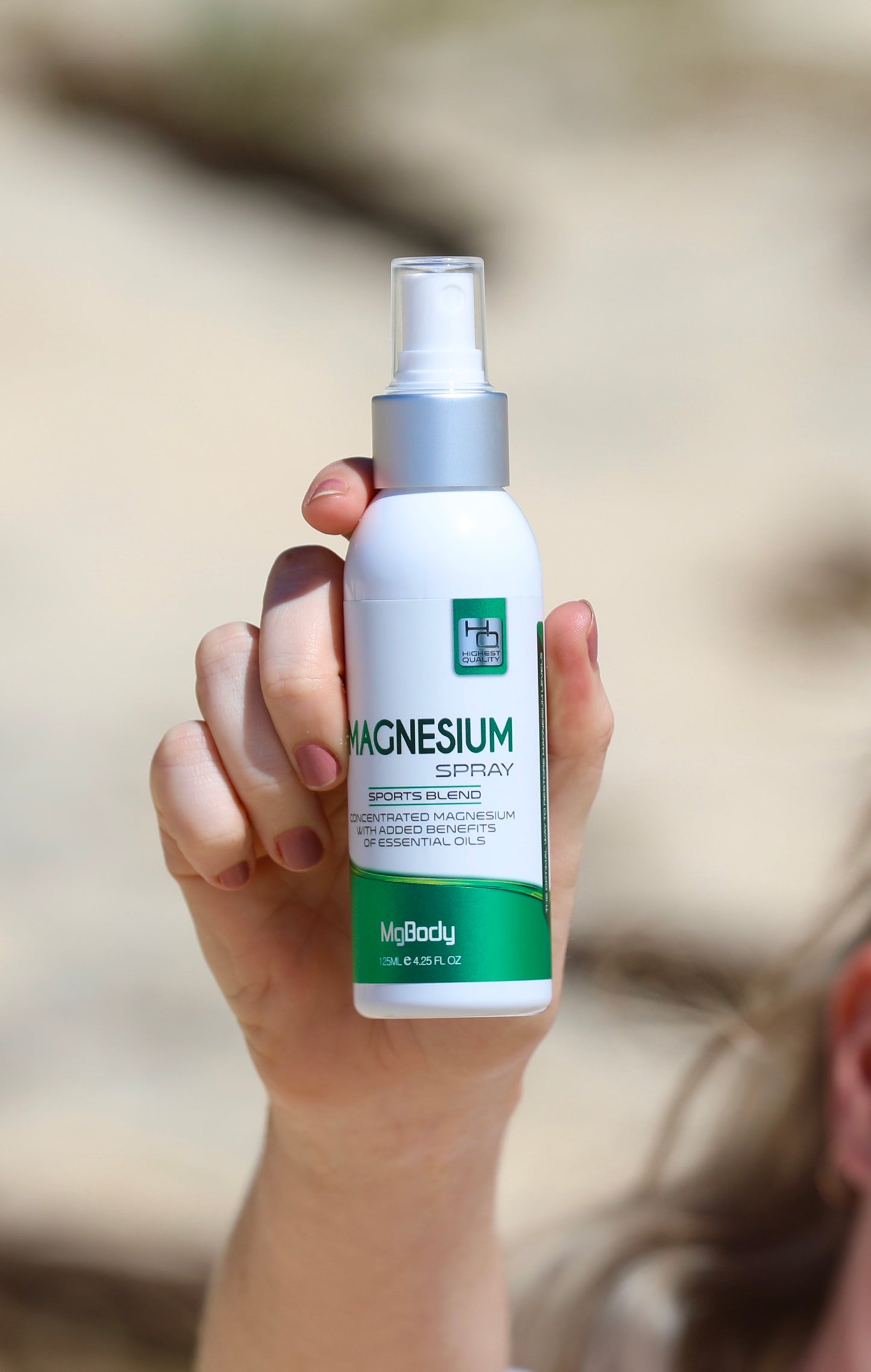 Magnesium sport spray